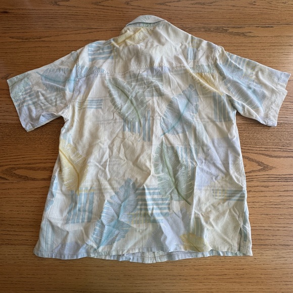 Island Republic Hawaiian Shirt Men's Size Large Silk Rayon Blend Pocket‎ - Picture 2 of 7